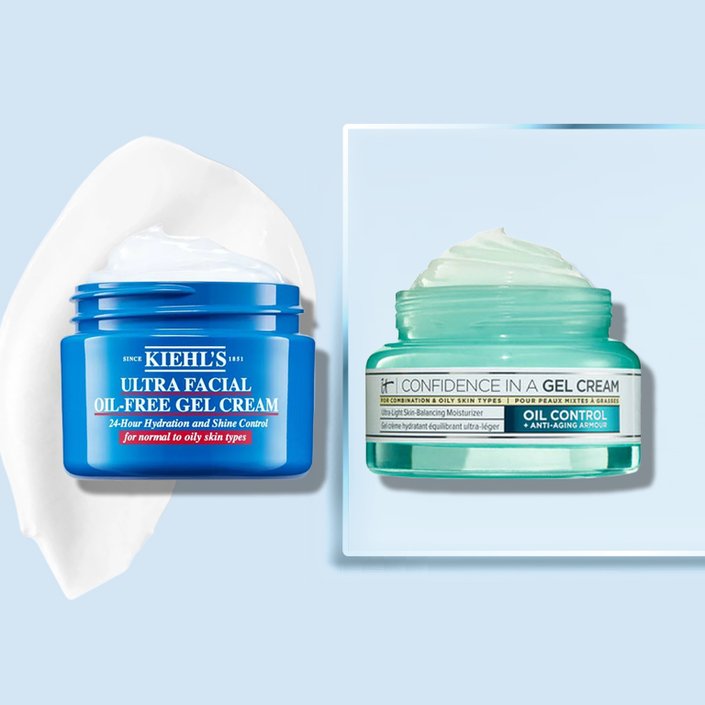Kiehl’s Ultra Facial Oil-Free Gel Cream and IT Cosmetics Confidence in a Gel Cream Oil-Free Moisturizer